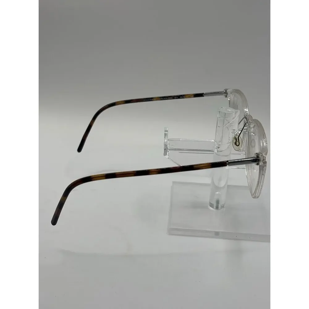 Airlock 2000 971 Clear Eyeglasses Frames Tortoise Temples 53-17-145
